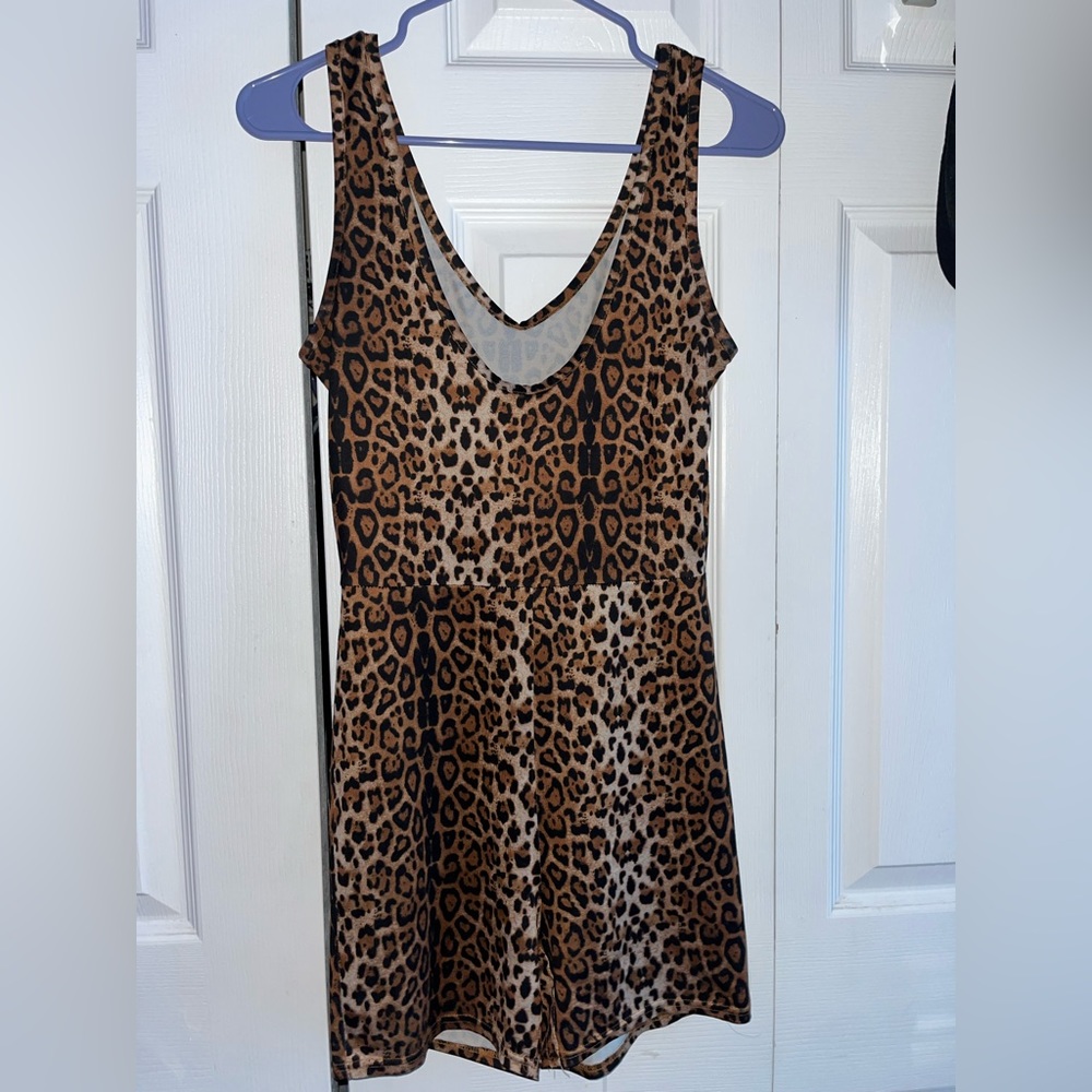 Leopard Romper